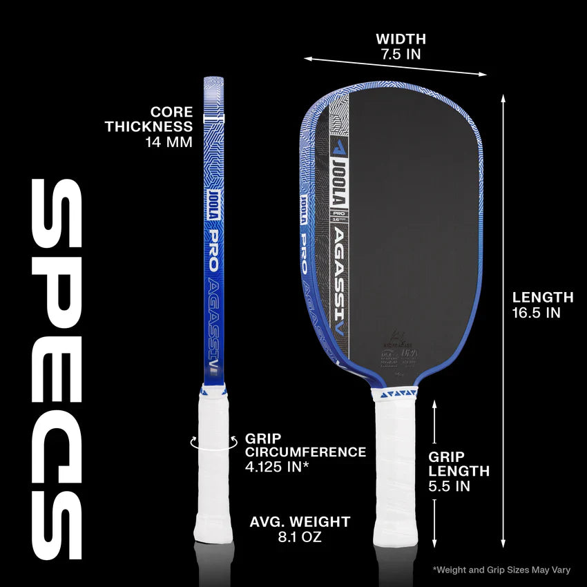 JL Agassi Pro V Pickleball Paddle
